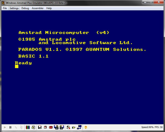 Logiciel Amstrad Datamat – Version Disquette – Vintage – Occasion